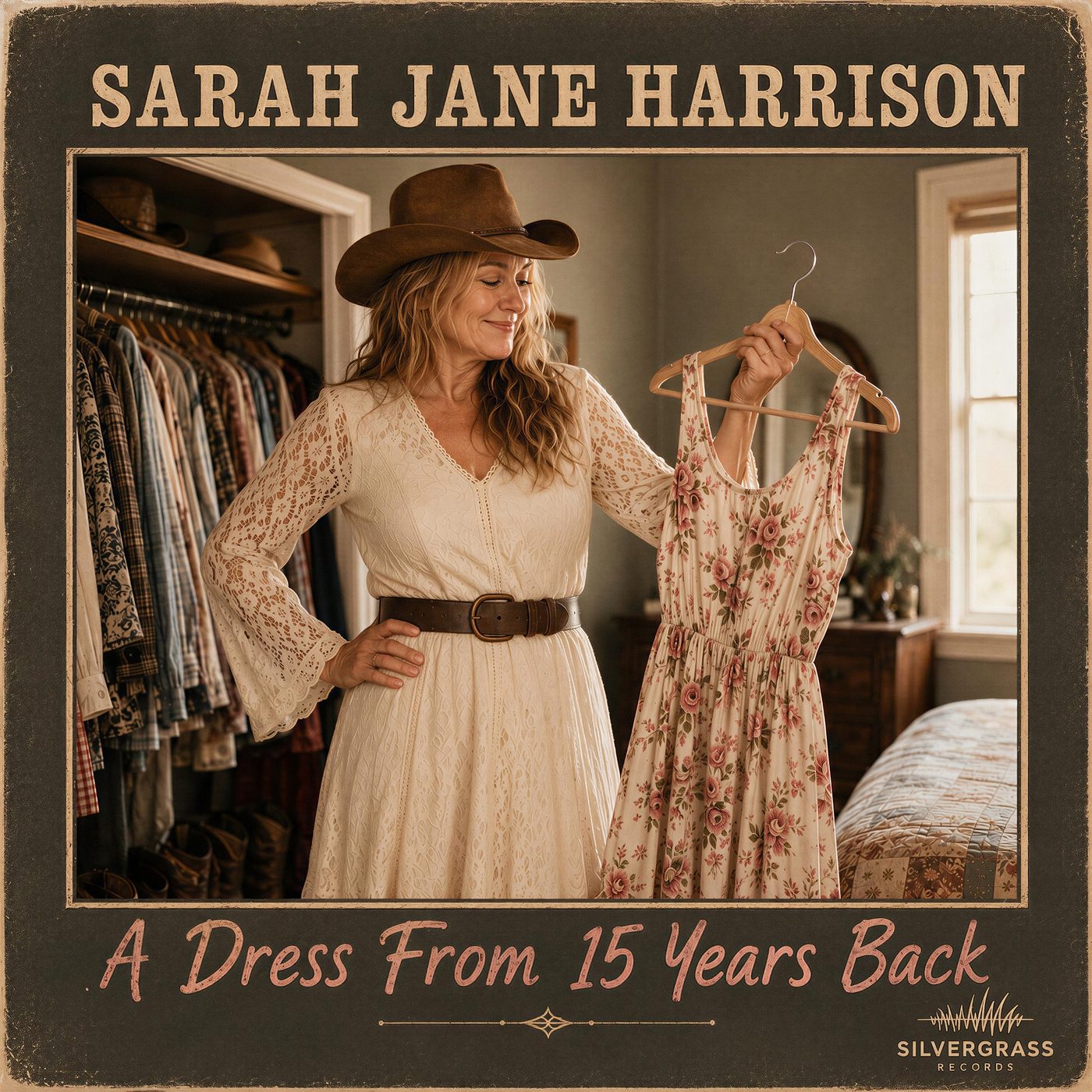 Cover artwork for A Dress from 15 Years Back by Sarah Jane Harrison